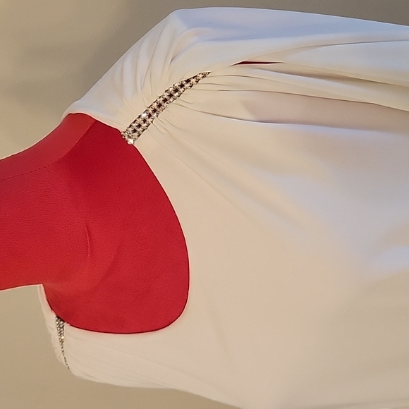 Cach'e White Rhinestone Dress - Picture 4 of 4